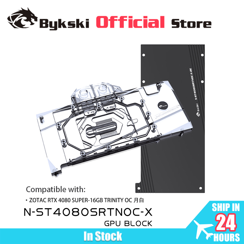 Rtx 4080 Water Cooling Block - Bykski N-ST4080SRTNOC-X GPU-Block für ZOTAC RTX