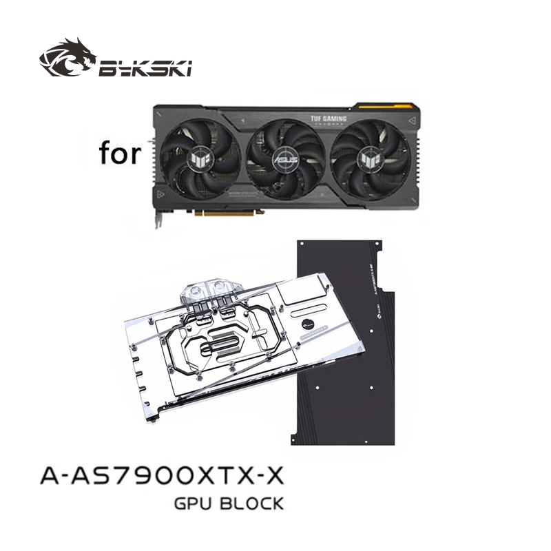 Rx 7900 Xt 20Gb - Bykski Wasserblock für ASUS TUF Radeon