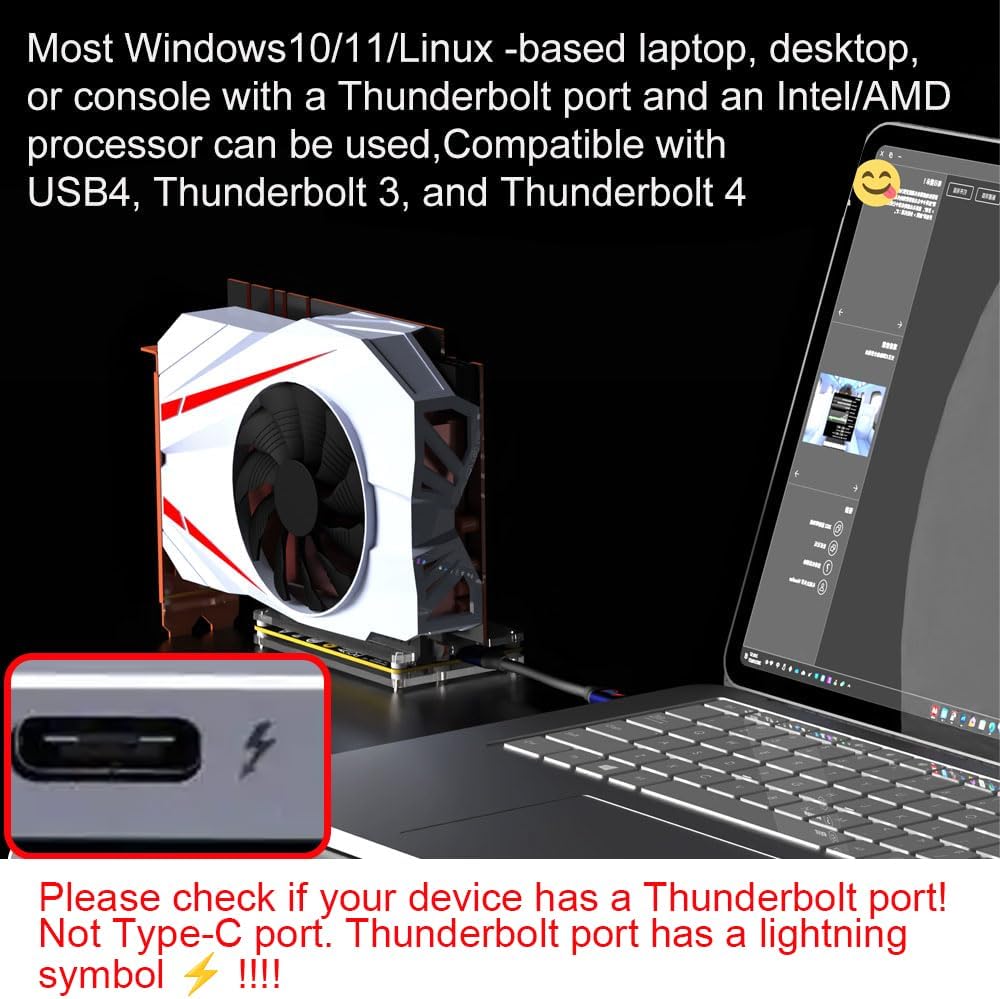 RGEEK 22Gbps eGPU-Dock PCIE3.0 – Gpu External Dock Egpu Thunderbolt 4 Bewertung und Preis